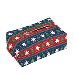 Scandinavian Christmas Pattern Print Rectangle Tissue Box Cover