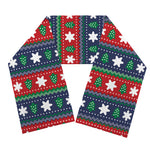 Scandinavian Christmas Pattern Print Scarf