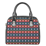 Scandinavian Christmas Pattern Print Shoulder Handbag