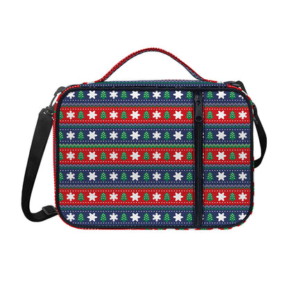 Scandinavian Christmas Pattern Print Shoulder Strap Bible Bag