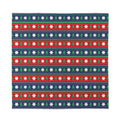 Scandinavian Christmas Pattern Print Silk Bandana