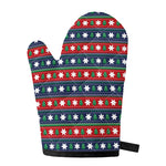 Scandinavian Christmas Pattern Print Single Oven Mitt