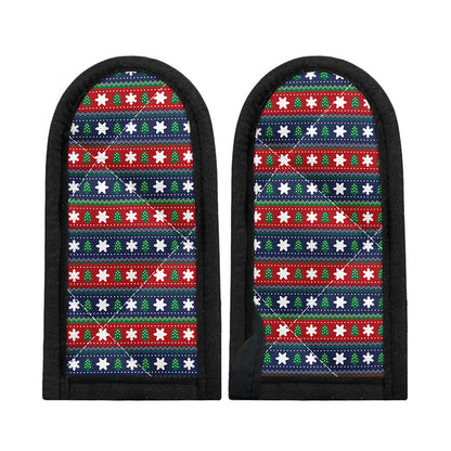 Scandinavian Christmas Pattern Print Skillet Handle Cover