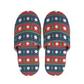 Scandinavian Christmas Pattern Print Slippers