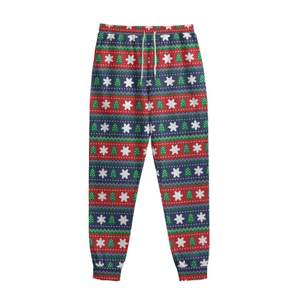 Scandinavian Christmas Pattern Print Sweatpants