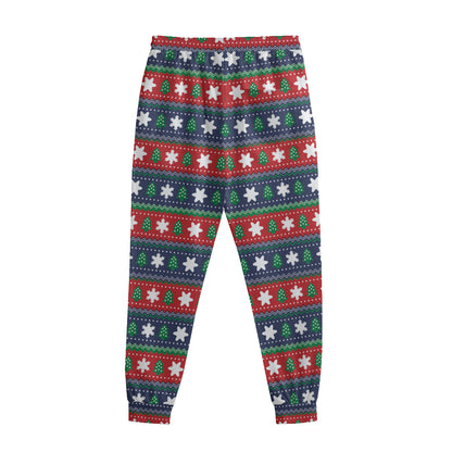 Scandinavian Christmas Pattern Print Sweatpants
