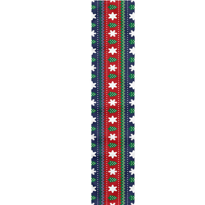 Scandinavian Christmas Pattern Print Table Runner