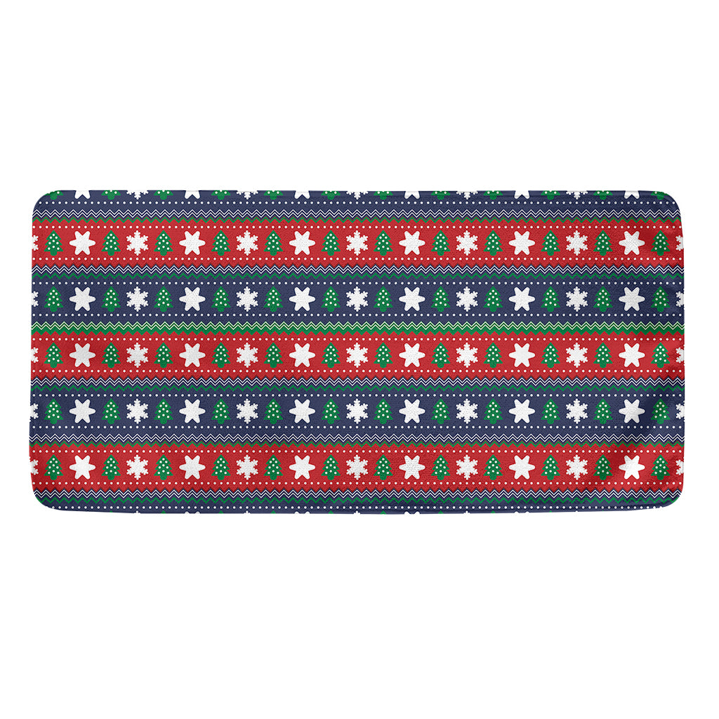 Scandinavian Christmas Pattern Print Towel