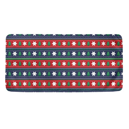 Scandinavian Christmas Pattern Print Towel