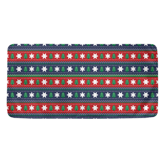 Scandinavian Christmas Pattern Print Towel