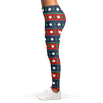 Scandinavian Christmas Pattern Print Women's Leggings