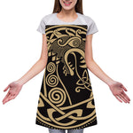 Scandinavian Viking Dragon Print Adjustable Apron