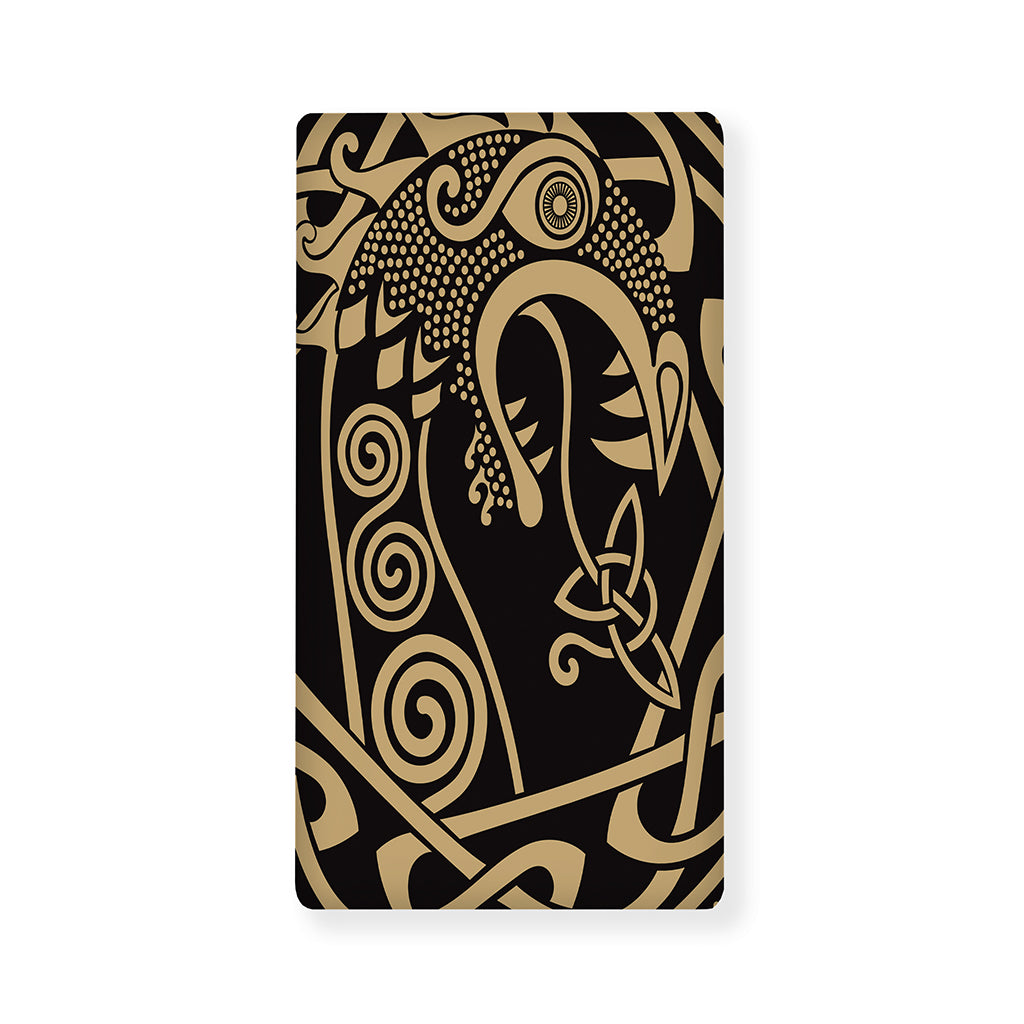 Scandinavian Viking Dragon Print Baby Crib Sheet