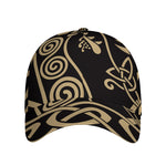 Scandinavian Viking Dragon Print Baseball Cap