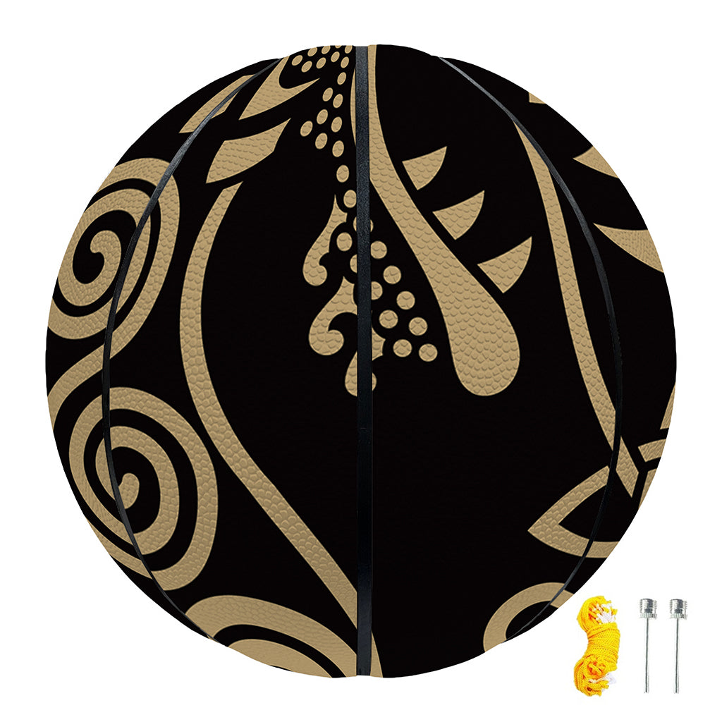 Scandinavian Viking Dragon Print Basketball