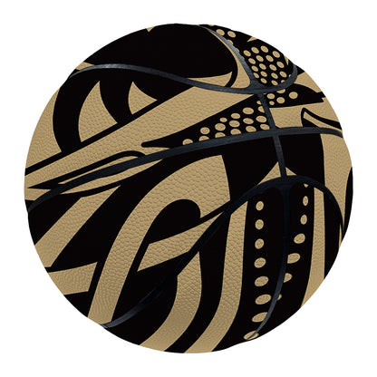 Scandinavian Viking Dragon Print Basketball