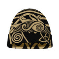 Scandinavian Viking Dragon Print Beanie
