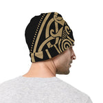 Scandinavian Viking Dragon Print Beanie