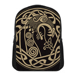 Scandinavian Viking Dragon Print Casual Backpack