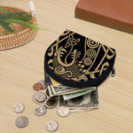 Scandinavian Viking Dragon Print Coin Purse