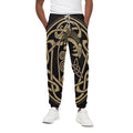 Scandinavian Viking Dragon Print Cotton Sweatpants