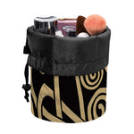 Scandinavian Viking Dragon Print Drawstring Makeup Bag