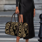 Scandinavian Viking Dragon Print Duffle Bag