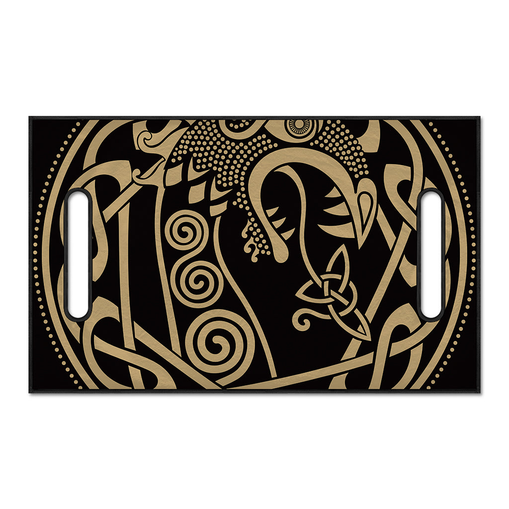 Scandinavian Viking Dragon Print Golf Cart Seat Cover