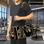 Scandinavian Viking Dragon Print Gym Bag