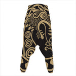 Scandinavian Viking Dragon Print Hammer Pants
