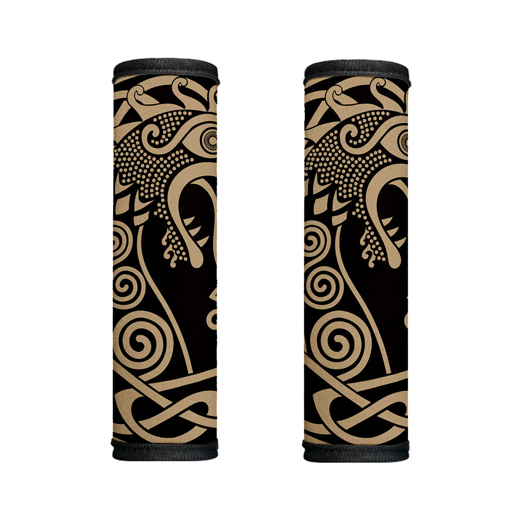 Scandinavian Viking Dragon Print Handle Covers