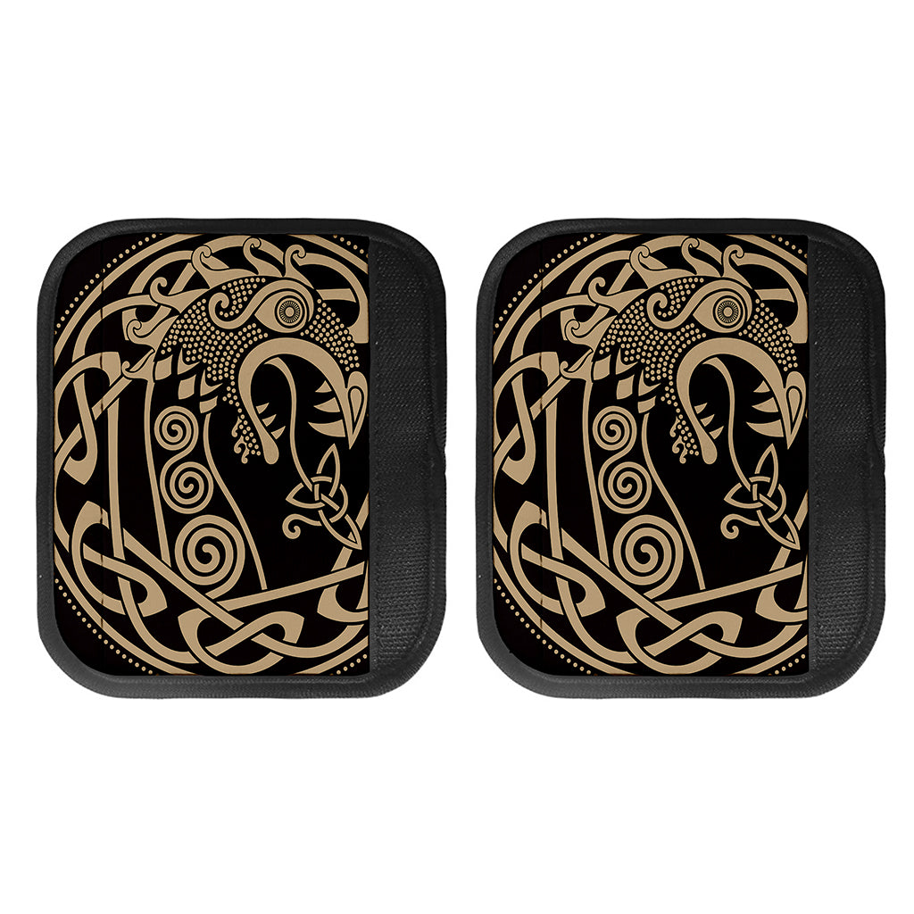 Scandinavian Viking Dragon Print Handle Covers