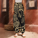 Scandinavian Viking Dragon Print Harem Pants
