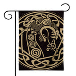 Scandinavian Viking Dragon Print House Flag