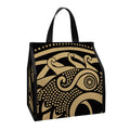 Scandinavian Viking Dragon Print Insulated Lunch Tote