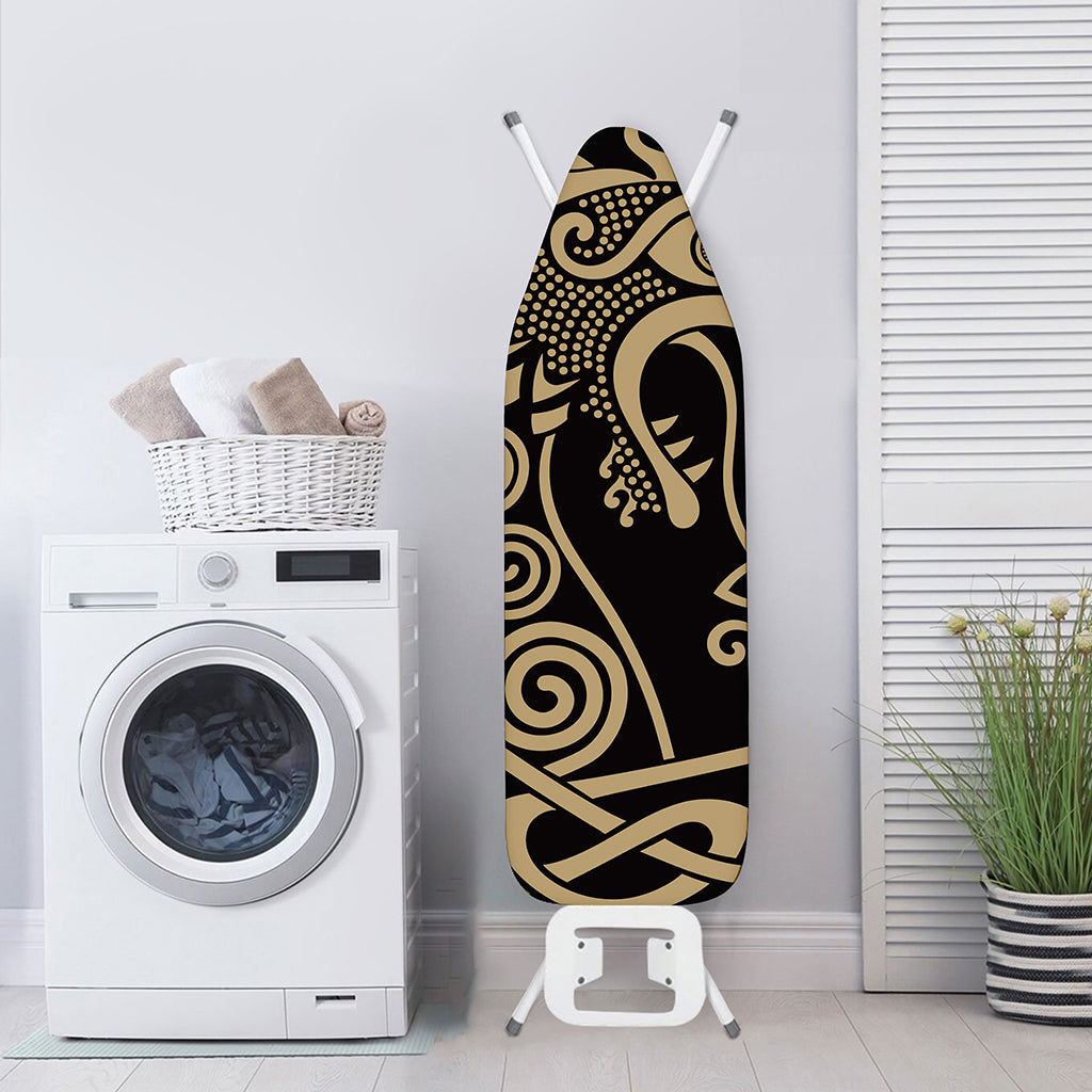 Scandinavian Viking Dragon Print Ironing Board Cover