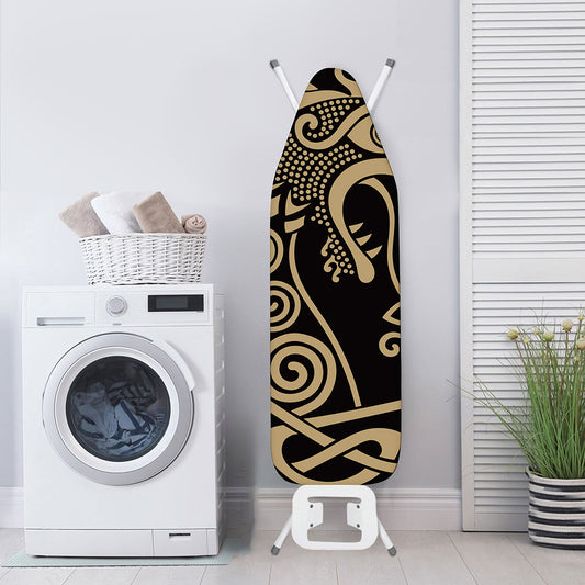 Scandinavian Viking Dragon Print Ironing Board Cover