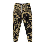 Scandinavian Viking Dragon Print Jogger Pants