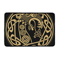 Scandinavian Viking Dragon Print Kitchen Mat