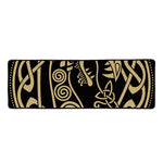 Scandinavian Viking Dragon Print Long Kitchen Mat