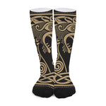 Scandinavian Viking Dragon Print Long Socks