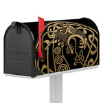 Scandinavian Viking Dragon Print Mailbox Cover