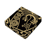 Scandinavian Viking Dragon Print Outdoor Seat Cushion Cover