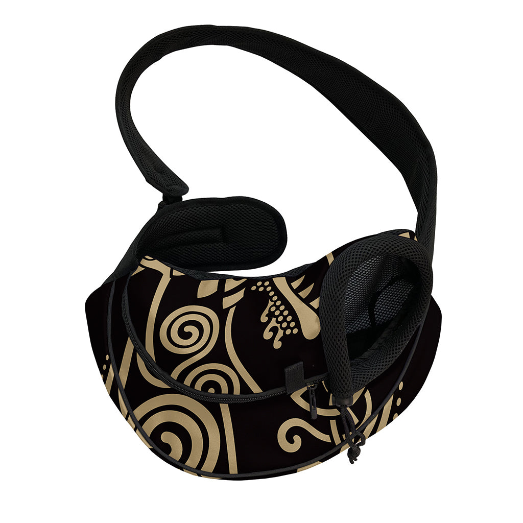 Scandinavian Viking Dragon Print Pet Sling Carrier