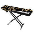 Scandinavian Viking Dragon Print Piano Keyboard Cover