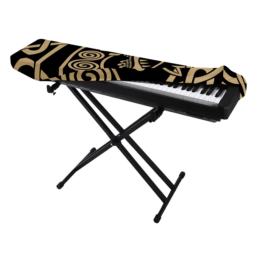 Scandinavian Viking Dragon Print Piano Keyboard Cover