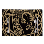 Scandinavian Viking Dragon Print Placemat