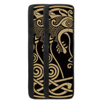 Scandinavian Viking Dragon Print Refrigerator Handle Covers