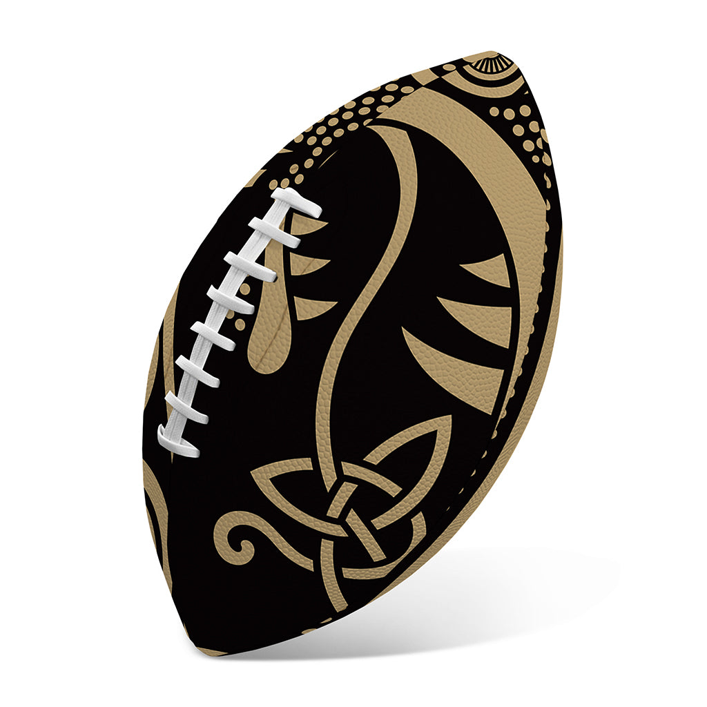 Scandinavian Viking Dragon Print Rugby Ball