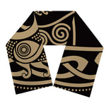 Scandinavian Viking Dragon Print Scarf